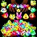 SCIONE 40 Pack Light up Rings Birthday Party Favors for Kids Goodie Bag Stuffers Glow in the Dark Halloween Party Supplies Classroom Prizes Cute Animal Treasure Box for Kids - Image 2