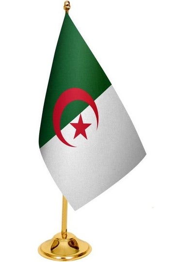 Saturn Table Top Algeria Flag + Brass Pole Table Flag Set - pzsku/Z681E146F953B6D2BDC3EZ/45/_/1725724015/f960bebb-d889-4c38-aef5-8734d0e34eaa