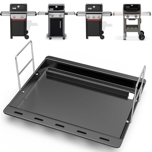 Utheer Ceramic Full Size Griddle Insert for Weber Spirit I & II 200 Series E-210 E-220 S-210 S-220, Spirit 200/300 (2025), Replacement for Weber 7637– Nonstick, Easy Clean, Even Heat for Outdoor BBQ - Image 1