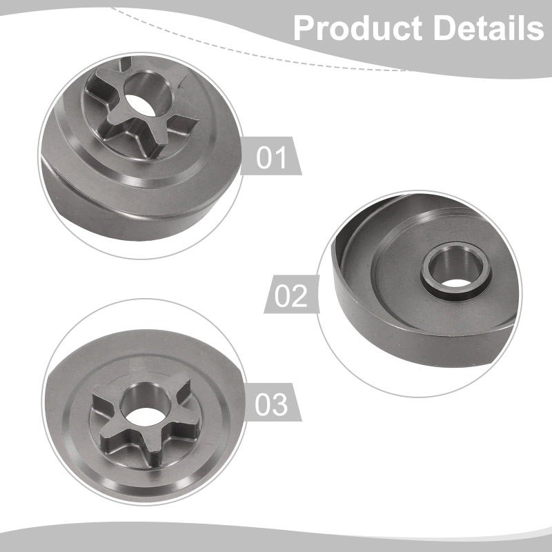 3 8 Inch 6 Tooth Clutch Drum Sprocket for Chainsaw Parts CS300 CS301 CS340 - Image 5