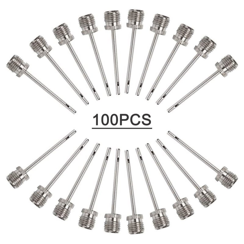 100 PCS Stainless Steel Pump Needle, Ball Pump Inflation Needles For Soccer Rugby Football Volleyball Ball,Inflatable Air Pump Needle - Image 3
