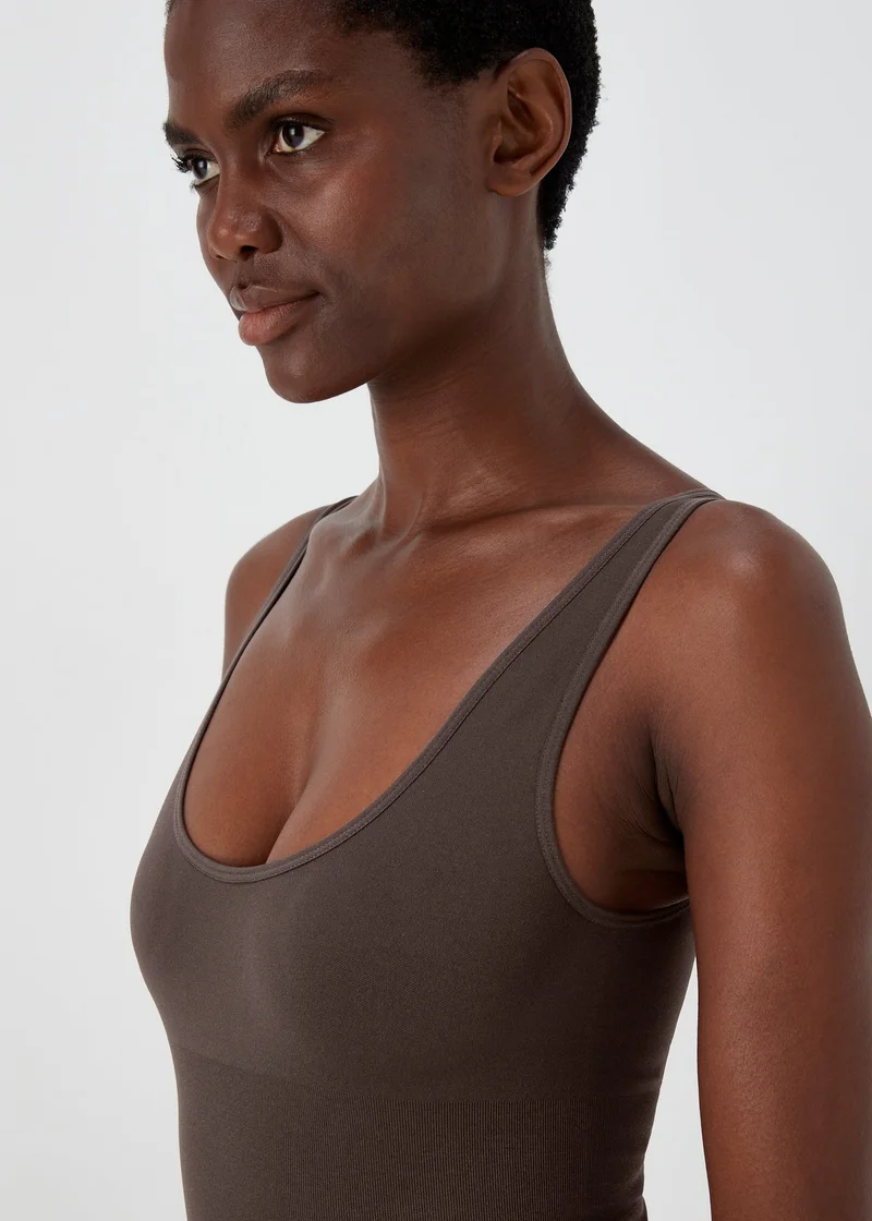 Matalan Brown Seamless Smoothing Bodysuit