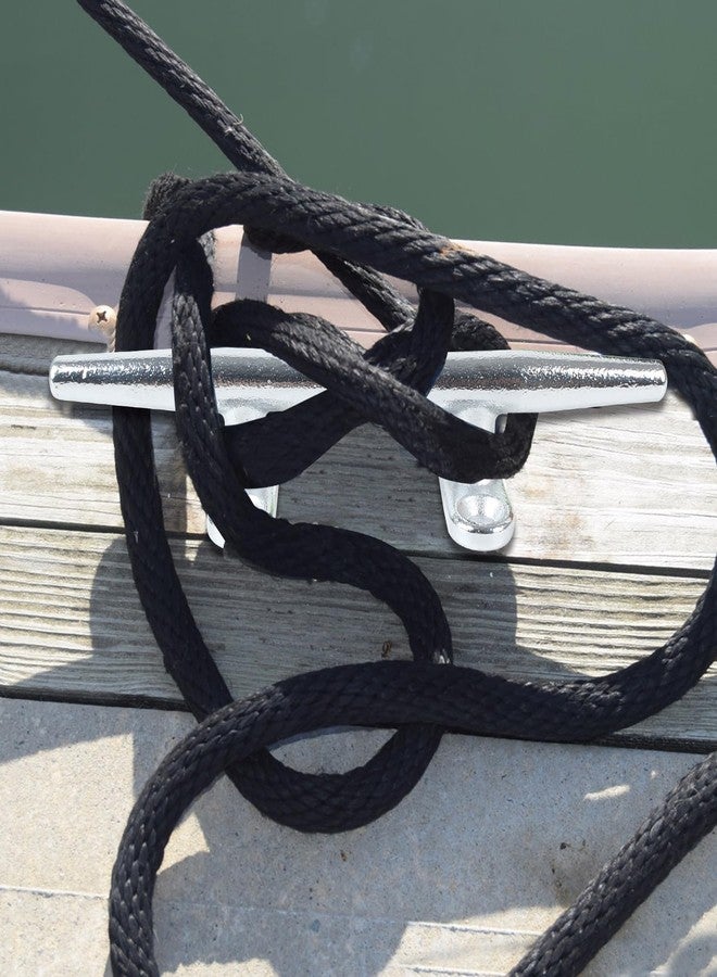 VEITHI 6 inch Chromium-Plated Boat Cleat 2 Pack, Boat Dock Cleats Open Base, Boat Cleats-Dock Cleat, Dock Cleats with Fasteners, Rope Cleat for Tying up Boats,Marine Decor - Image 5