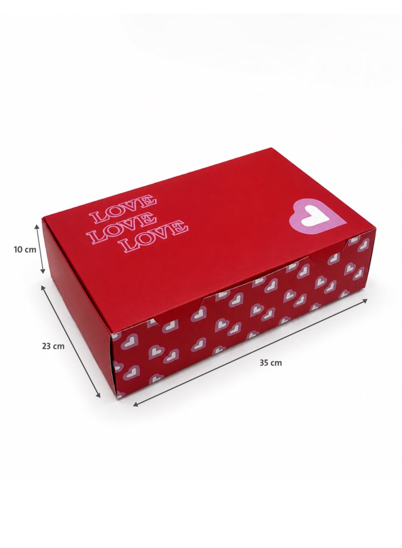 Set of 12 boxes for flowers, gifts, cakes, and party favors—designed with love. (Includes 12 boxes, 12 dividers, and 12 cards; 36 pieces in total). - Image 2