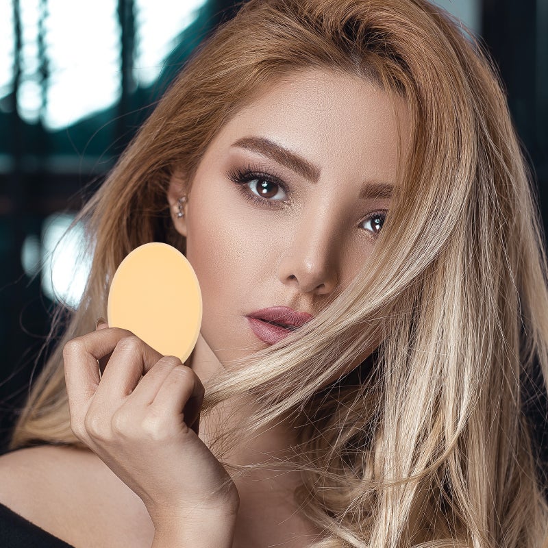 💄 أسفنجة مكياج بيضاوية لتطبيق كريم الأساس بشكل ناعم 12 قطعة - Image 5