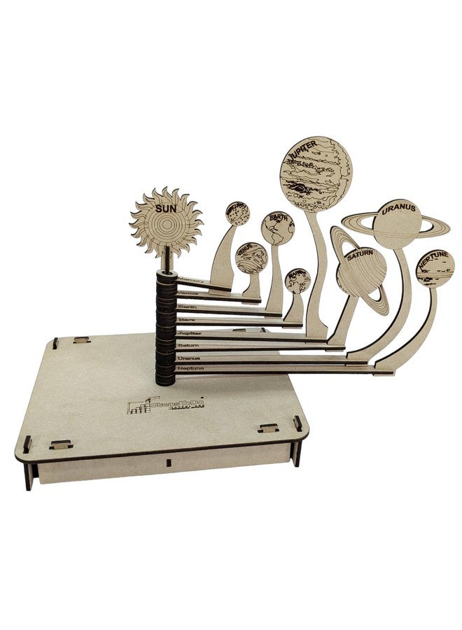 StepsToDo Make Your Own Solar System Wooden Kit. Solar System Planetarium DIY Kit. Astronomy Planet Model Stem Toys - Image 2