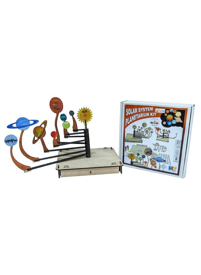 StepsToDo Make Your Own Solar System Wooden Kit. Solar System Planetarium DIY Kit. Astronomy Planet Model Stem Toys - Image 3