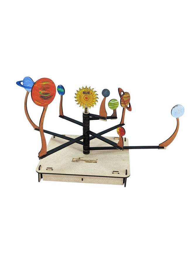 StepsToDo Make Your Own Solar System Wooden Kit. Solar System Planetarium DIY Kit. Astronomy Planet Model Stem Toys - Image 4