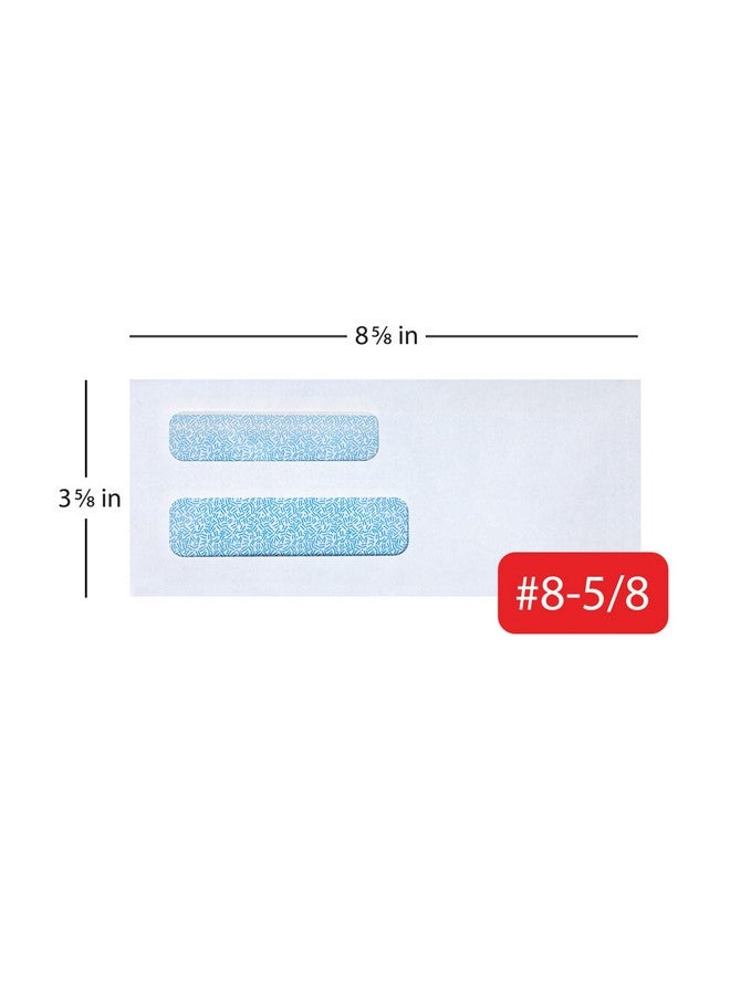 Office Depot Double-Window Envelopes, #8 5/8In. (3 5/8In. X 8 5/8In.), White, Self-Adhesive, Box Of 250, 77159 - Image 3
