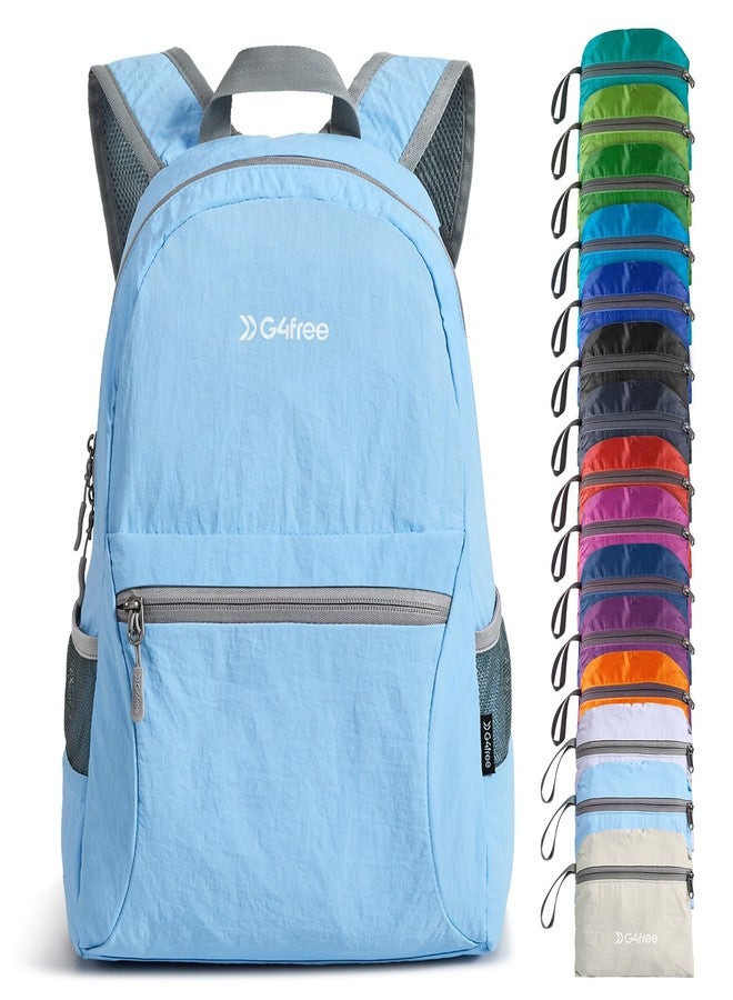 G4Free Small Foldable Ultralight Waterproof Backpack for Camping Hiking Cycling Men Women 20L - Image 1