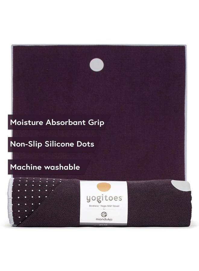 Manduka Yogitoes Long Yoga Mat Towel - Non-Slip Microfiber Gym Towel for Hot Yoga Pilates Exercise Workout Cooling and Sweat Towel 79 inch - Image 1