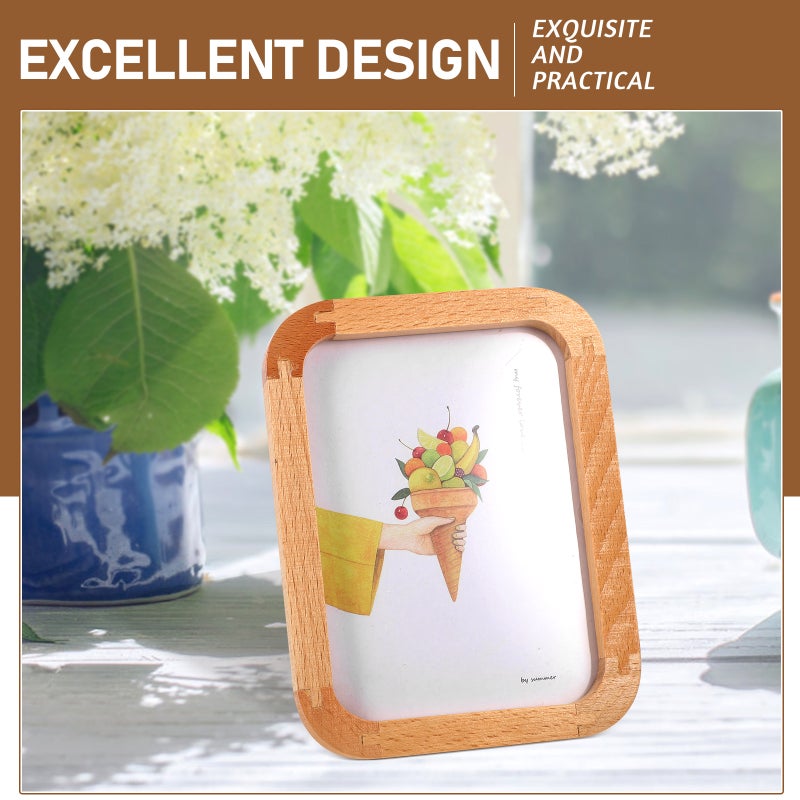 Desktop Standing Photo Frame Delicate Picture Photo Display Frame Home Decoration - Image 4