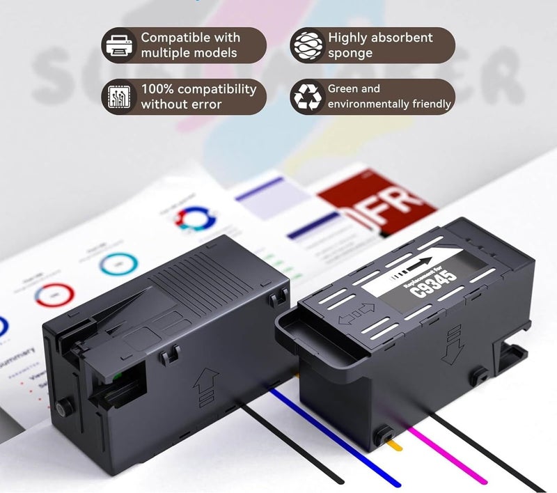 ANG C9345 Ink Maintenance Box Compatible for EcoTank Pro ET-5880 ET-5850 ET-5800 ET-16600 ET-16650 Workforce Pro WF-7820 WF-7840 ST-C8000 Printer - Image 4