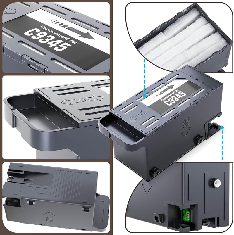 ANG C9345 Ink Maintenance Box Compatible for EcoTank Pro ET-5880 ET-5850 ET-5800 ET-16600 ET-16650 Workforce Pro WF-7820 WF-7840 ST-C8000 Printer - Image 5