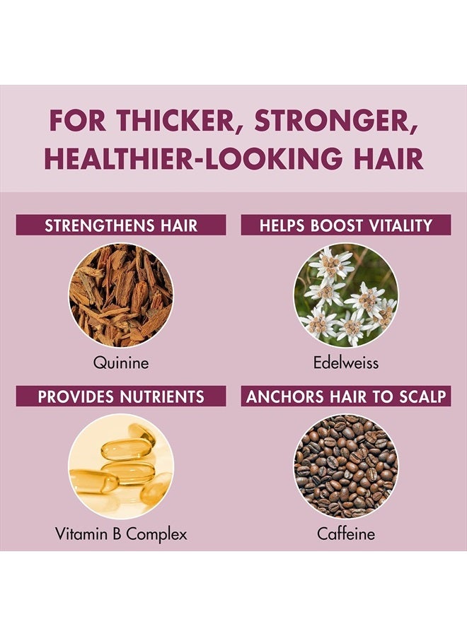 Klorane Strengthening Serum with Quinine and Edelweiss for Thinning Hair, Supports Thicker, Stronger, Healthier Hair, For Men and Women, Paraben, Silicone and Sulfate Free, 3.3 Fl Oz - Image 3