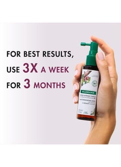 Klorane Strengthening Serum with Quinine and Edelweiss for Thinning Hair, Supports Thicker, Stronger, Healthier Hair, For Men and Women, Paraben, Silicone and Sulfate Free, 3.3 Fl Oz  - Image 5