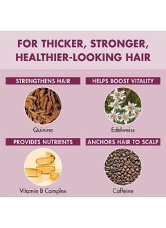 Klorane Strengthening Serum with Quinine and Edelweiss for Thinning Hair, Supports Thicker, Stronger, Healthier Hair, For Men and Women, Paraben, Silicone and Sulfate Free, 3.3 Fl Oz  - Image 3