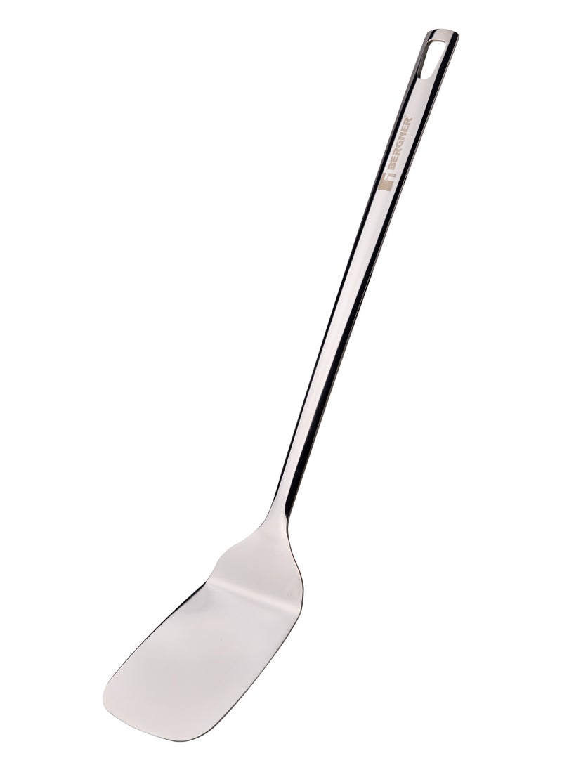 BERGNER SONIDO 18/10 STAINLESS STEEL SOLID TURNER 38.5X8.3 CM, SILVER COLOR, BG38664MM  - Image 2