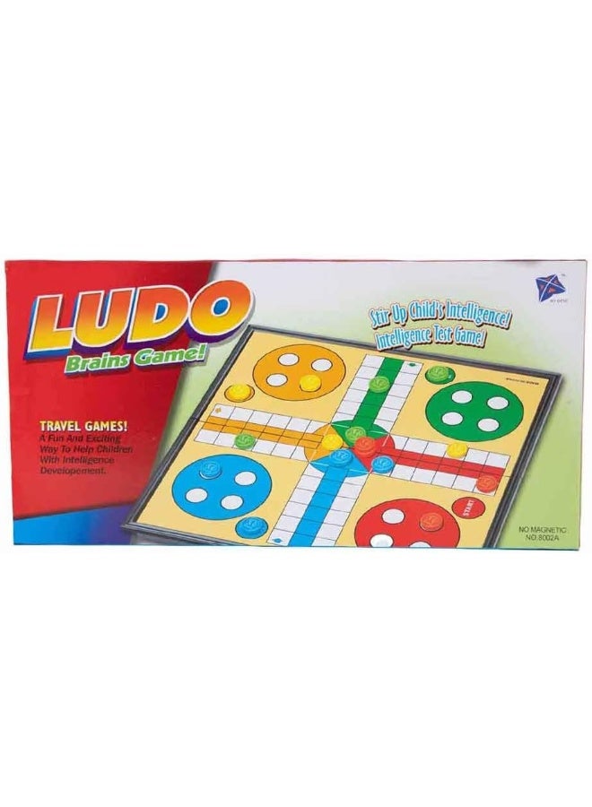 Ludo board Game, Plastic foldable game set - Play with upto 4 players (8002A) - Image 2
