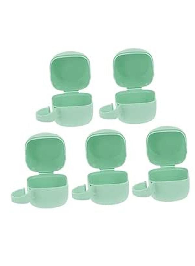 Pacifier Holder Case Storage Box 5 Pieces Set Portable Baby Diaper Bag Organizer