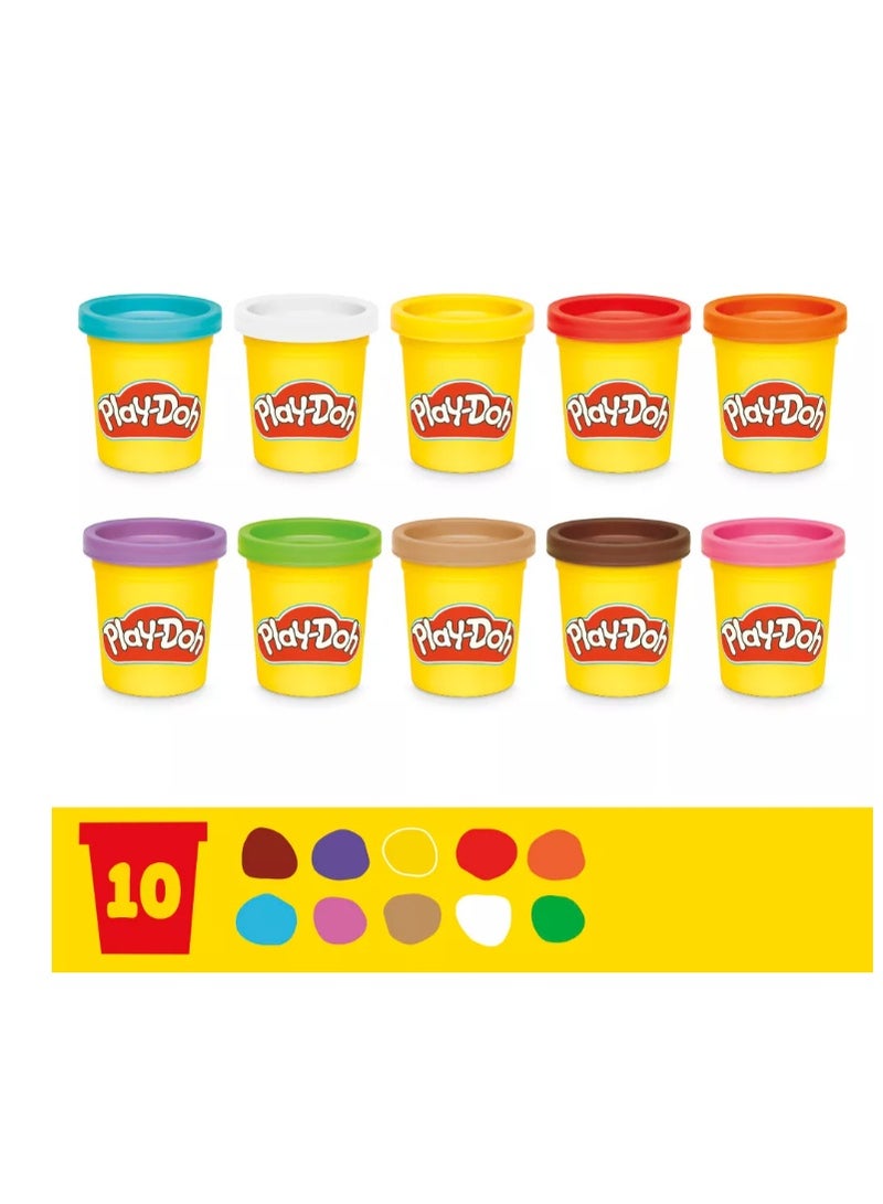 Play-Doh Sizzlin’ Grill Playset, 27-Piece Kitchen Toy Set - Image 2
