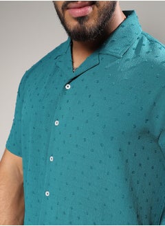 Instafab Plus Self-Design Pom-Pom Shirt  - Image 5