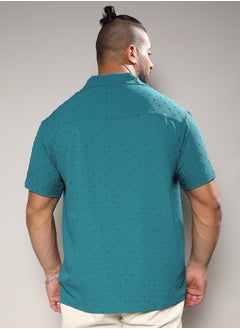 Instafab Plus Self-Design Pom-Pom Shirt  - Image 3