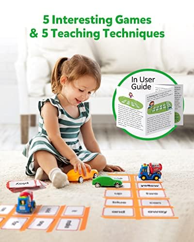 Coogam Sight Words Educational Flashcards - 220 Dolch Sightwords Game with Pictures & Sentences,Literacy Learning Reading Cards Toy for Kindergarten,Home School Kids 3 4 5 Years Old - Image 2