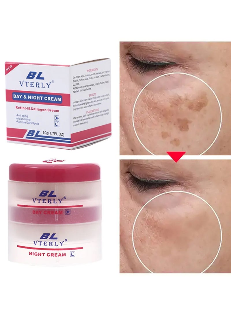 Vterly Day And Night Cream Dark Spot Removal Lightening Whiten Brightening Face Cream - Image 2