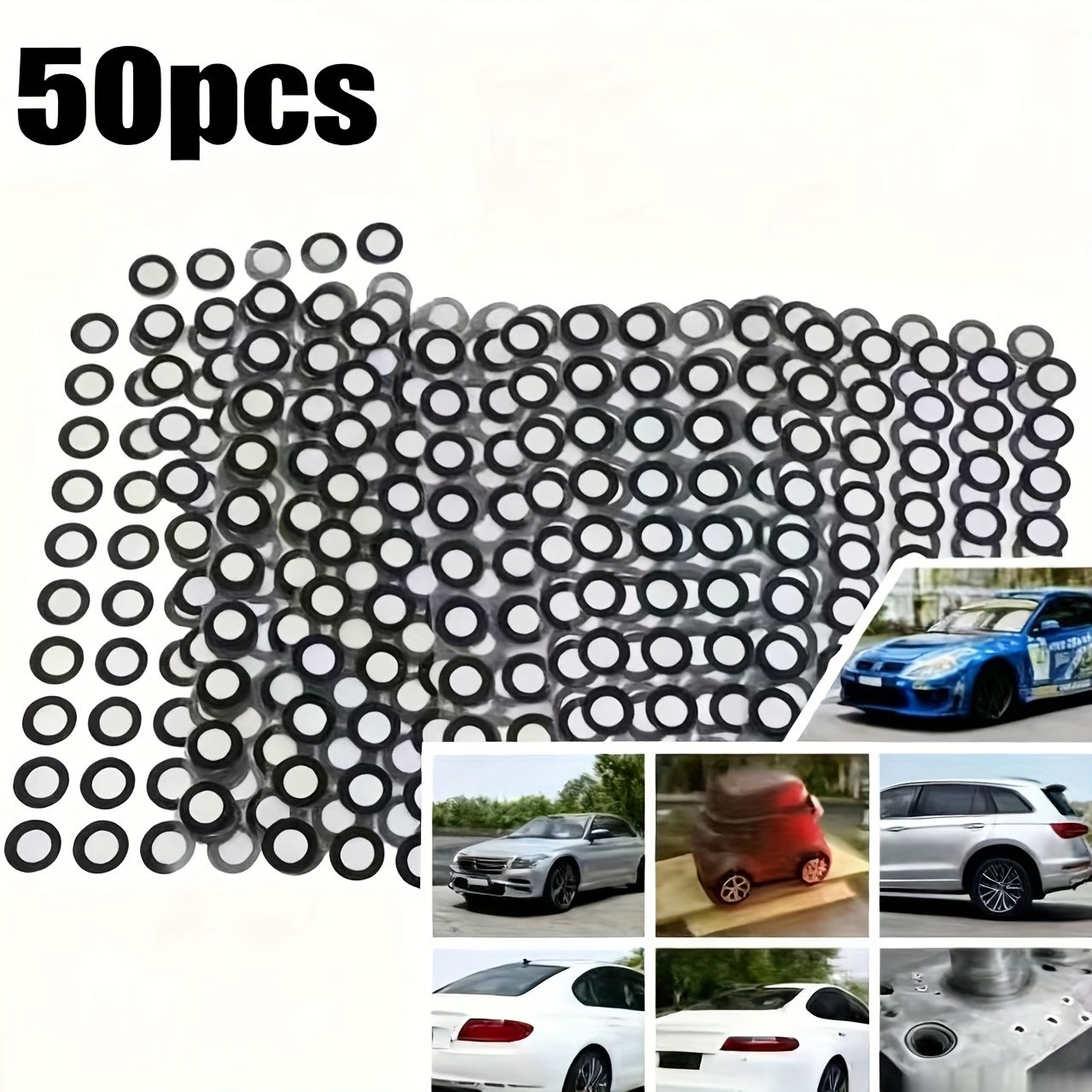 50 Packs 6mm 3D Scanning Tracking Markers for Smartphones DSLR Cameras