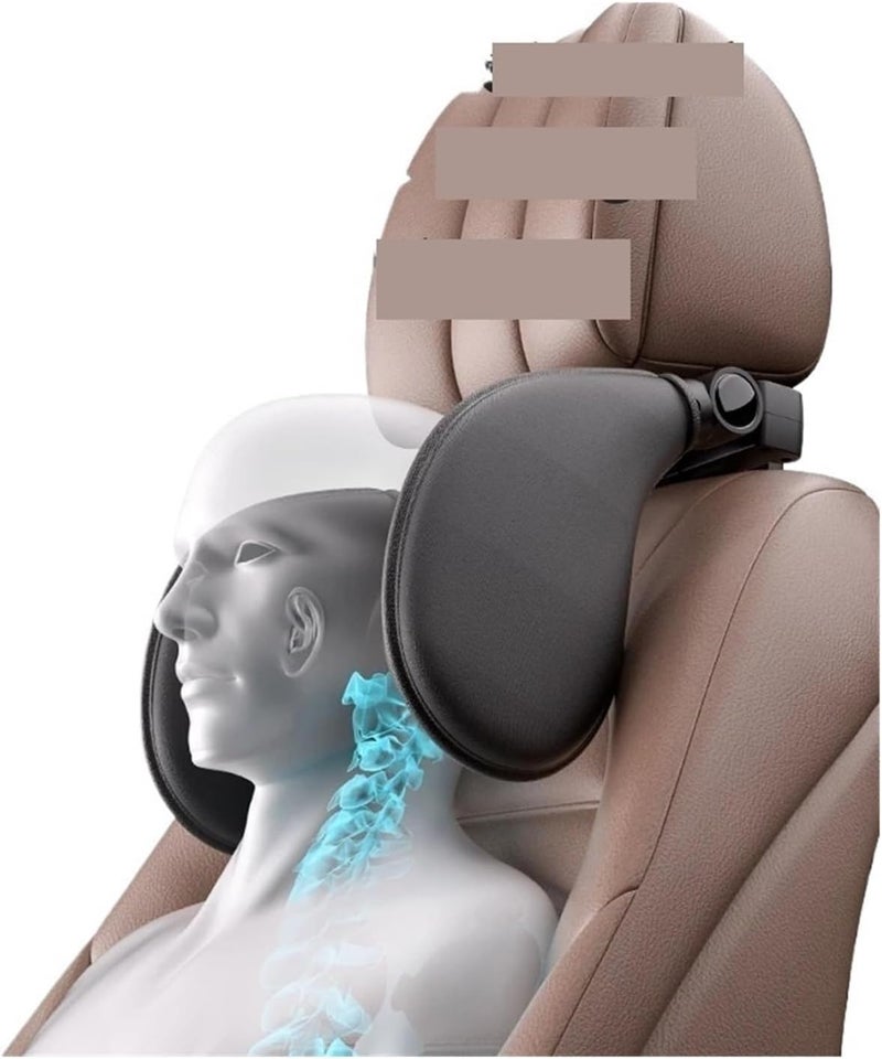Ergonomic 360° Adjustable Cervical Pillow with Memory Foam for Car Travel - Compatible with fit for and Models(A10-cloth) - Image 5