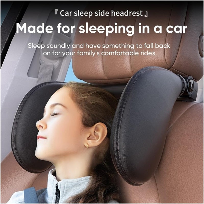 Ergonomic 360° Adjustable Cervical Pillow with Memory Foam for Car Travel - Compatible with fit for and Models(A10-cloth) - Image 2