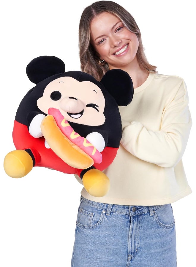 Snackles Disney 14-inch Plush (Mickey) by ZURU, Plush with Snack Accessory - Image 5