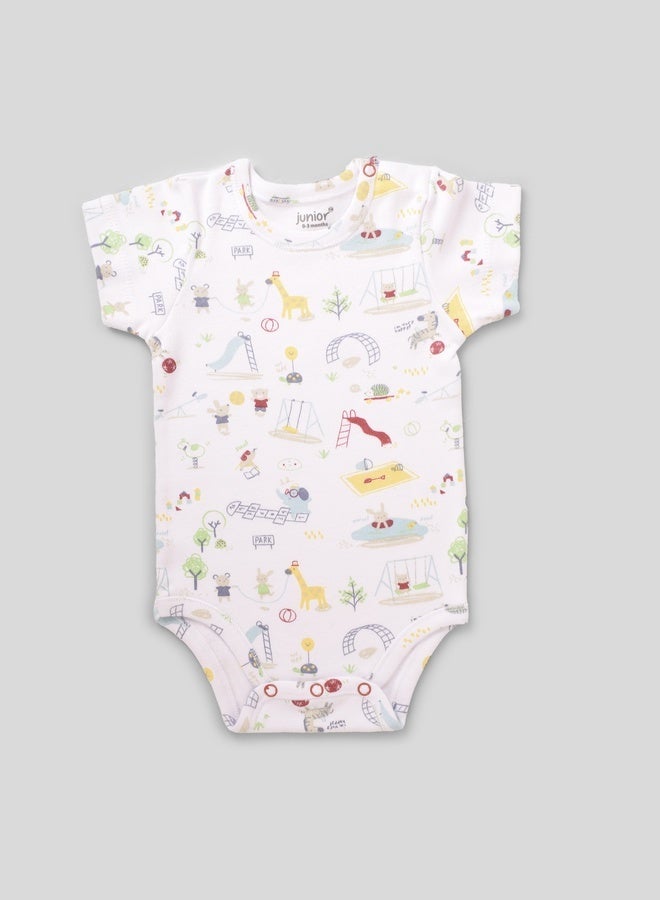 جونيور بادي سوت قطن عبوة 3 قطع بيبي للجنسين - Image 2