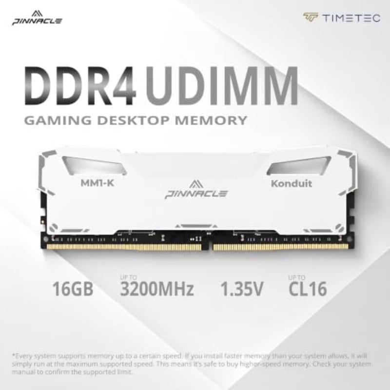 وحدة ذاكرة كمبيوتر الألعاب، DDR4 3200 ميجا هرتز، PC4-25600، CL16-20-20-40، XMP2.0 رفع تردد التشغيل، 1.35 فولت، رتبة مزدوجة، متوافقة مع أجهزة الكمبيوتر المكتبية AMD وIntel - Image 2