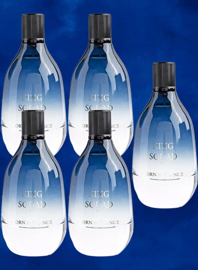كينج 5 قطع عطر كينغ سكواد بورن إن فرانس 100 مل - Image 1