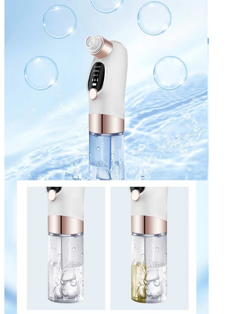 Blackhead Remover, Pore and Facial Vacuum Cleaner, USB Rechargeable Blue Light Cleaning Tools with 3 Modes and 6 Probes - Image 5