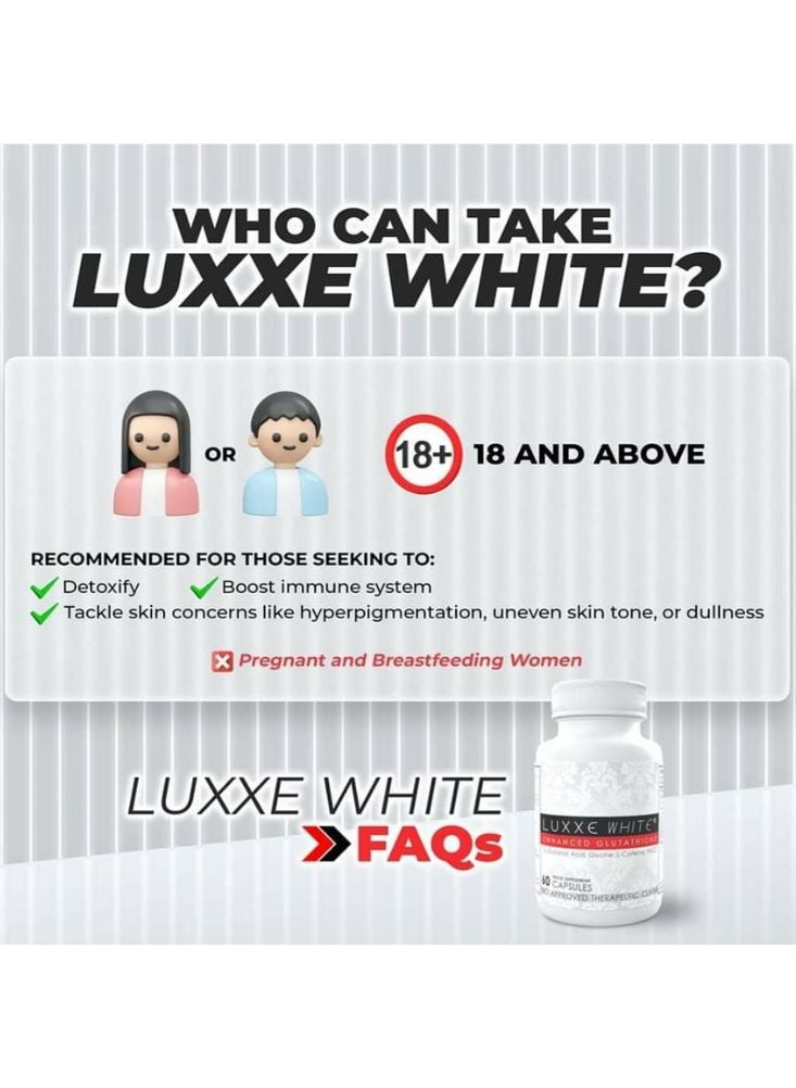 Luxxe White Glutathione Complex – Daily Skin Whitening Support - Image 4