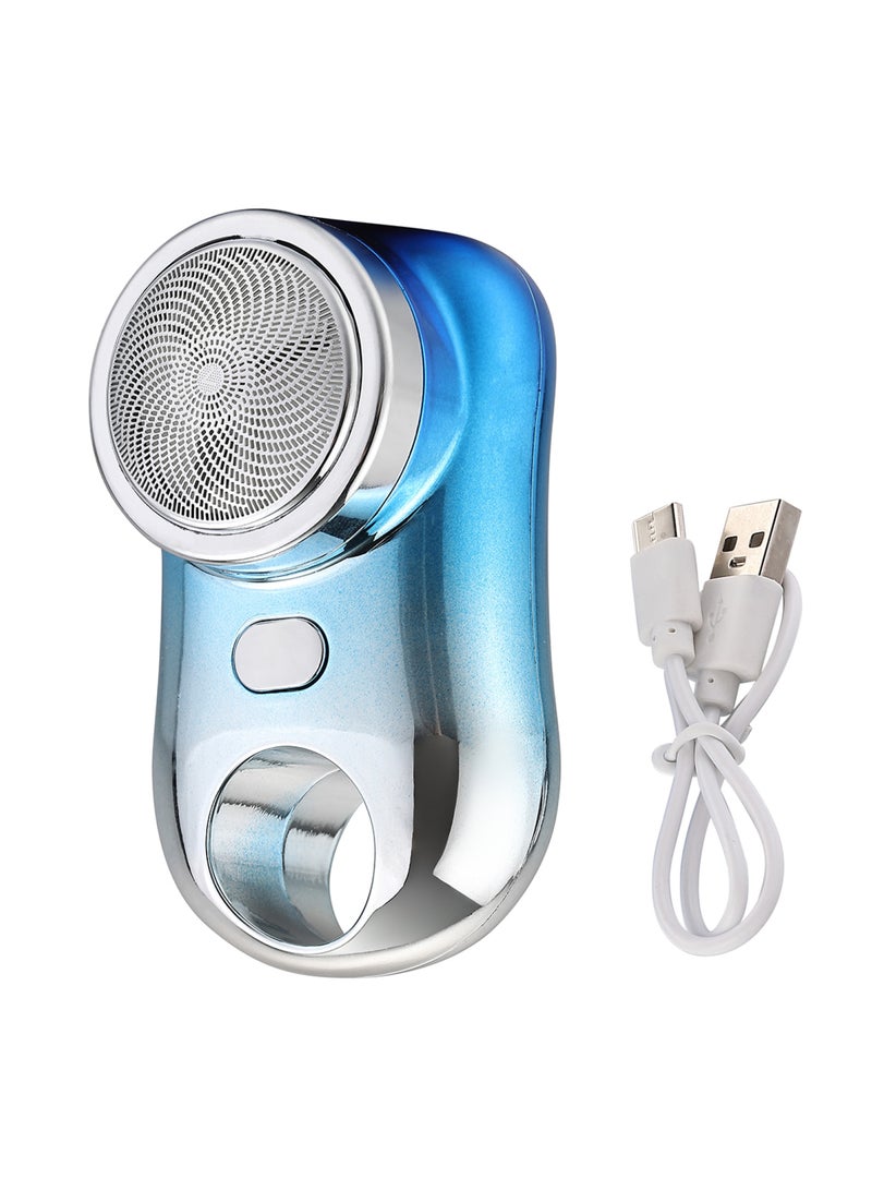 LAWAZIM Mini Rechargeable Shaver - Portable Electric Travel Razor with USB Type-C Charging, Protective Cap, and One-Button Operation - Ideal for Facial Hair, Peach Fuzz, Neck, and On-the-Go Grooming - Image 1