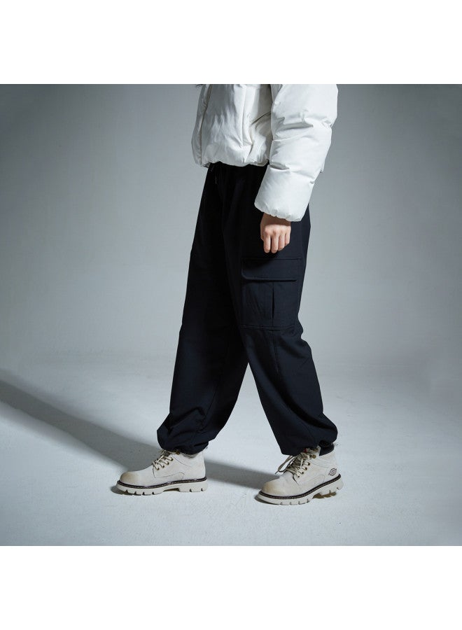 Dickies Spring/summer Women's Casual Pants With Dual Side Pockets, Small Logo, And Drawstring - Image 5