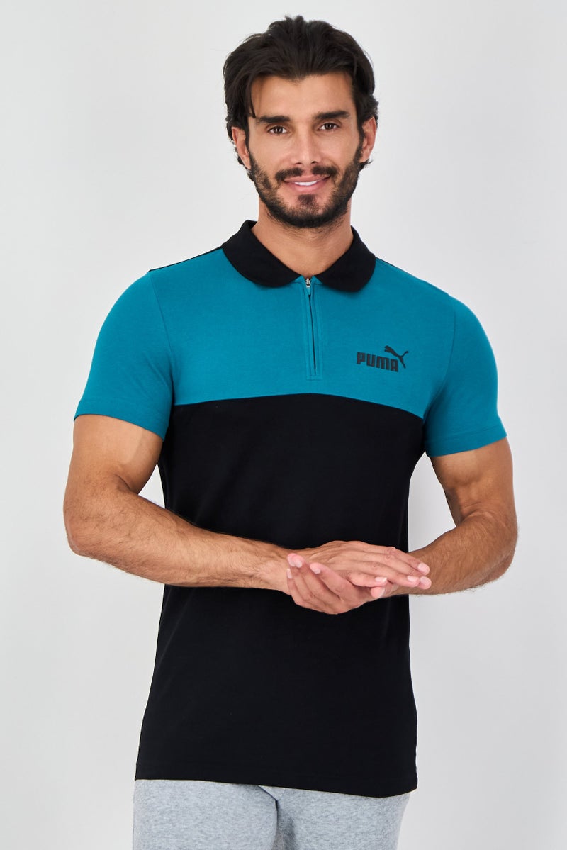 PUMA Men Sportswear Fit Short Sleeve Outdoor Polo, Multicolor - Image 1