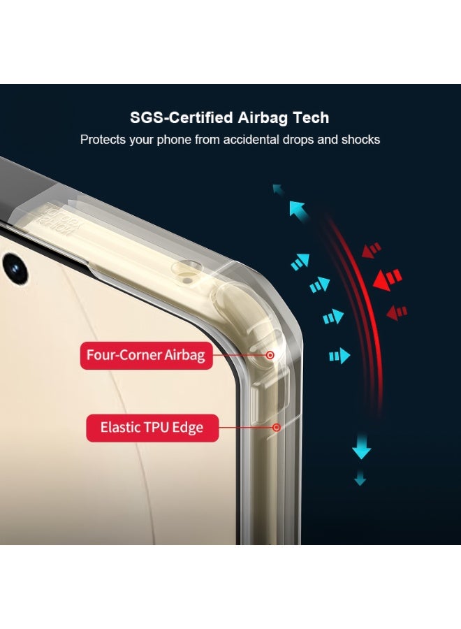 إكسوند غطاء Realme 16 Pro+، هيكل TPU + PC مقاوم للصدمات، إطار مرتفع لحماية العدسة من التآكل، غطاء خلفي نحيف مقاوم للاصفرار - Image 4