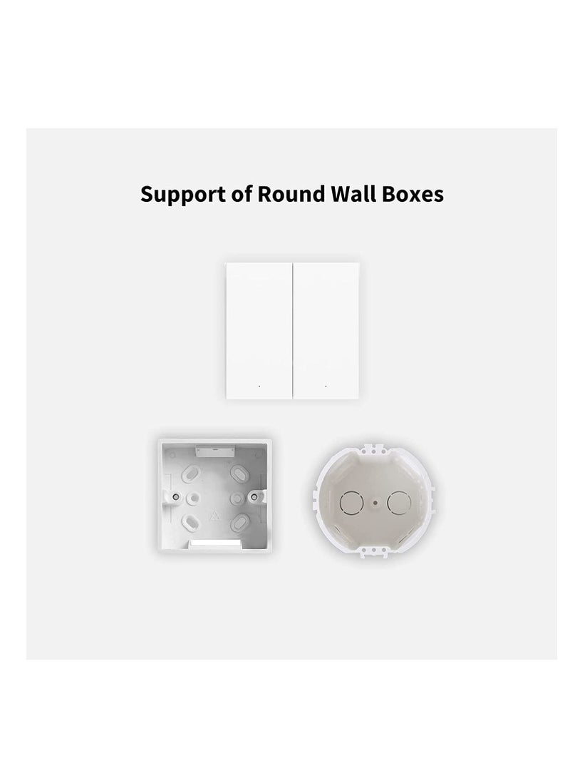 Aqara Smart Wall Switch H1 (with Neutral, Double Rocker) - Image 3