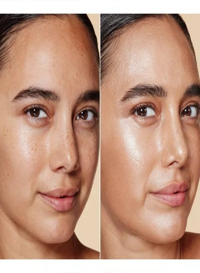 elf e.l.f. Halo Glow Liquid Filter Complexion Booster – Shade 4 Medium, 31.5ml | Illuminating Liquid Makeup for Radiant, Soft-Focus Glow | Infused with Hyaluronic Acid | Hydrating, Vegan & Cruelty-Free  - Image 4
