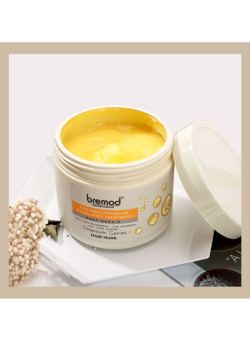 بريمود قناع الشعر المكثف بفيتامين ب5 والكولاجين لإصلاح الشعر بعمق 500 مل - Image 4