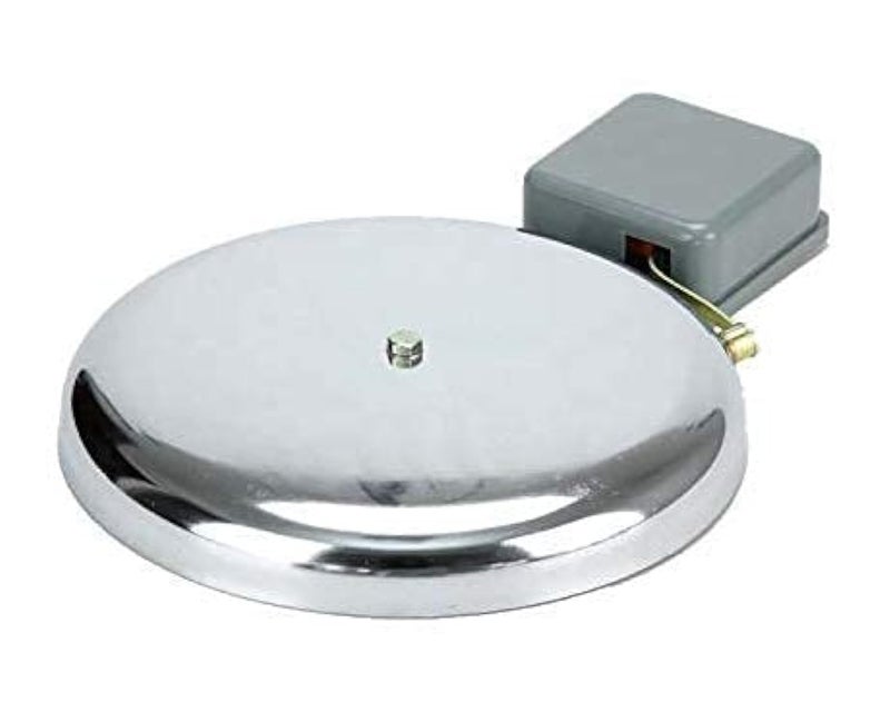 MME 9inch electric school bell/gong bell | Heavy-Duty Electrical Gong Bell - Versatile and Reliable for Schools, Factories, and Warehouses (Silver, Metal) - Image 2