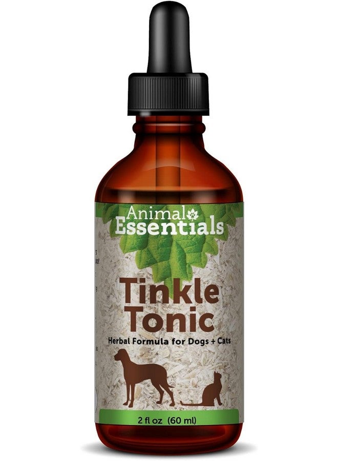 Animal Essentials Tinkle Tonic - Herbal Formula for Dogs and Cats, Healthy Urinary Tract, Kidney Support, 100% Organic Human Grade Herbs - 2 fl oz - Image 1