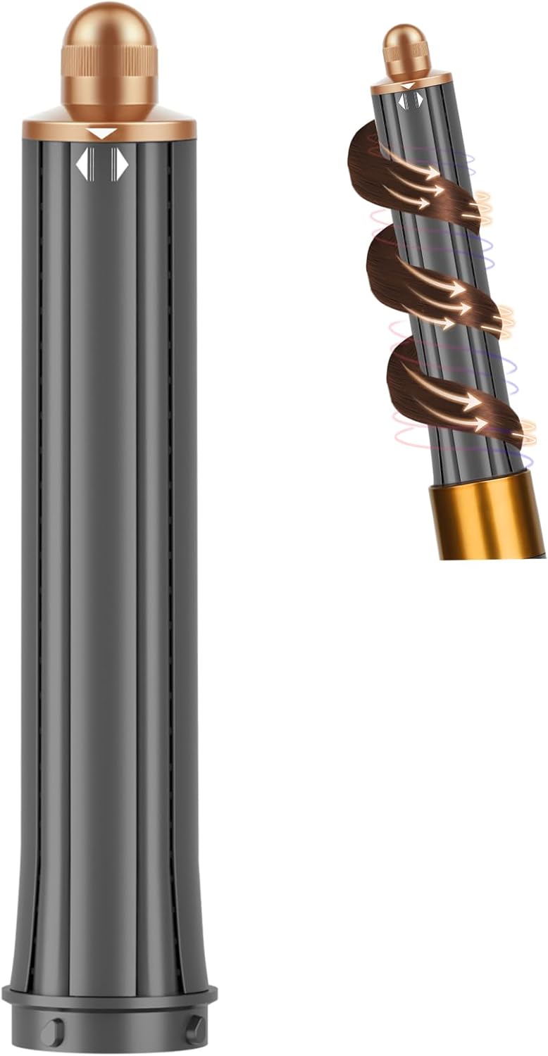 PUREGUST 1.2IN Long Hair Barrels Attachment Compatible with Dyson Airwrap HS01 HS05 HS08 Accessories, Automatic Curling Iron Curlers for Soft Inward Curls Voluminous Outward Waves - Image 1
