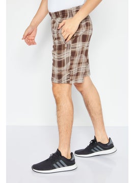 adidas Originals Men  Regular Fit Training Shorts, Brown Combo  - Image 3