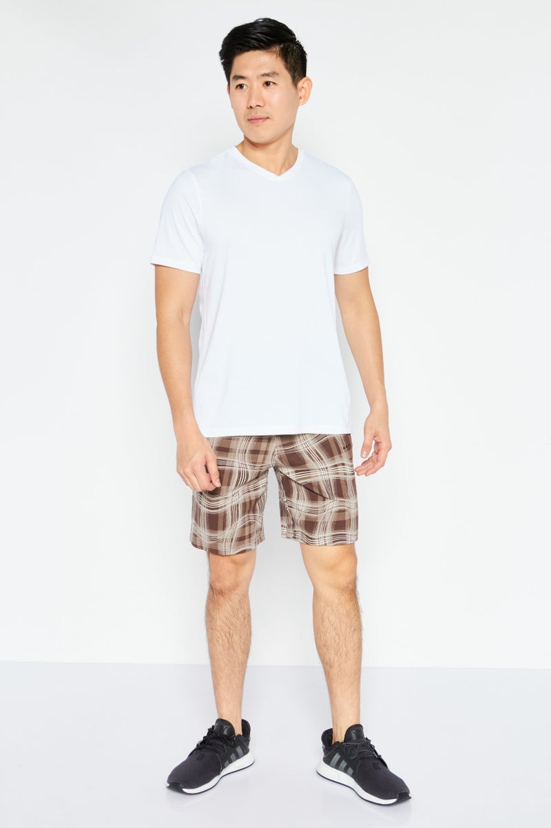 adidas Originals Men  Regular Fit Training Shorts, Brown Combo  - Image 2